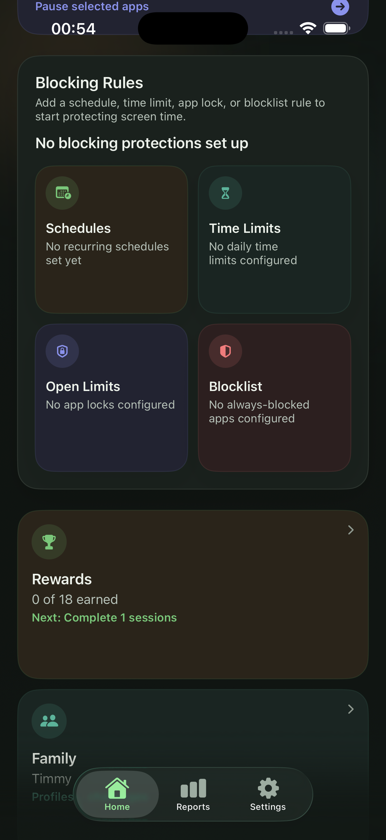 Recurring blocking rules and schedules