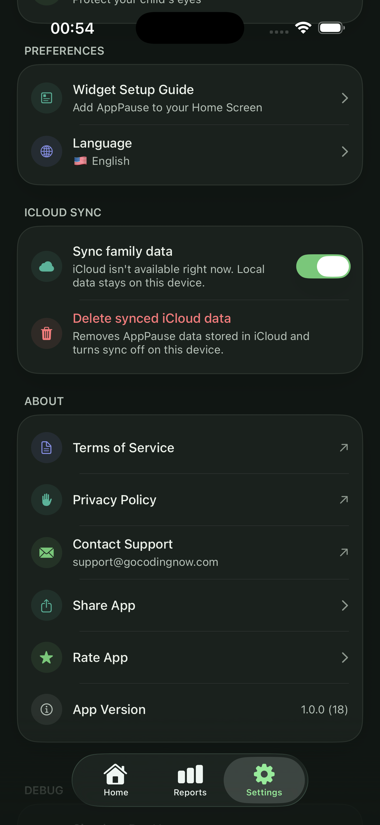 Family data synced securely on your own iCloud